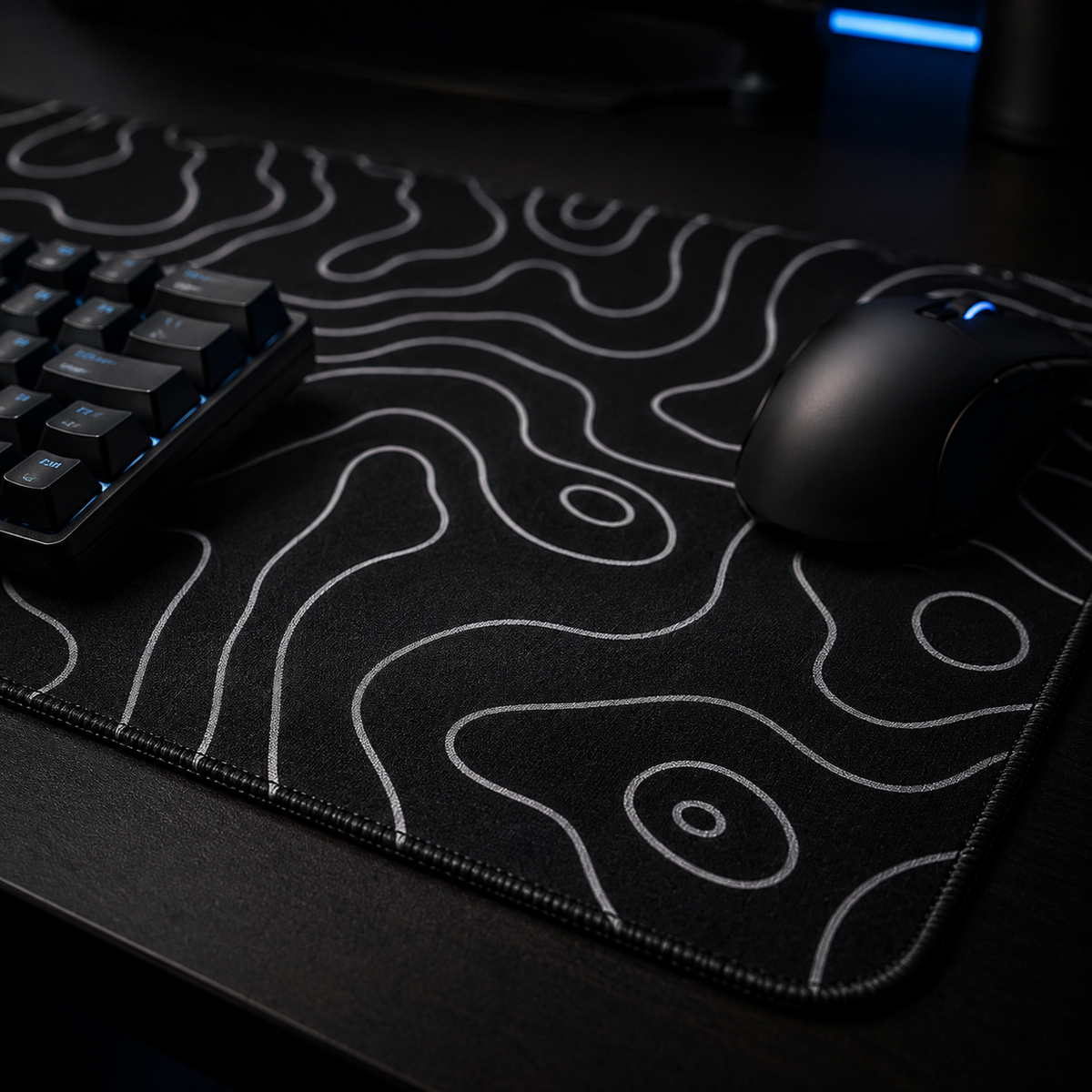 Z-Artistic Black Desk Mat