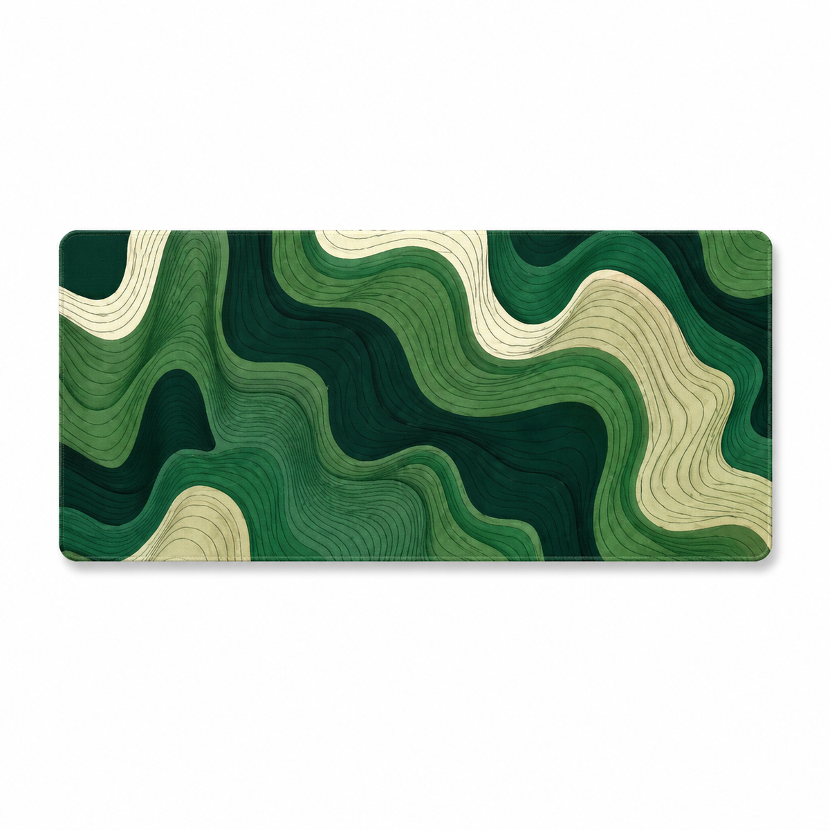 Verdant Flow Desk Mat XL