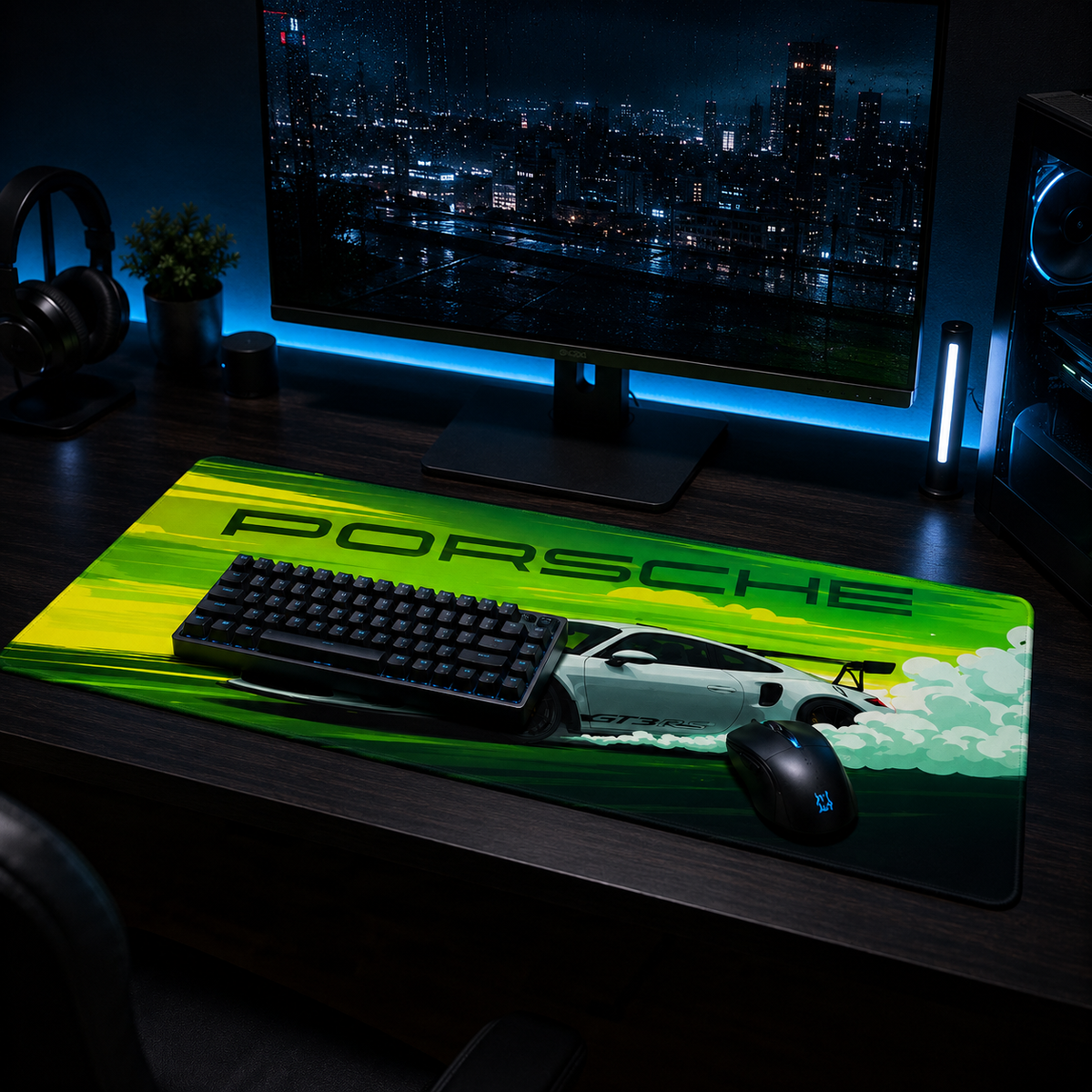 Neon Apex GT — Racing XL Desk Mat