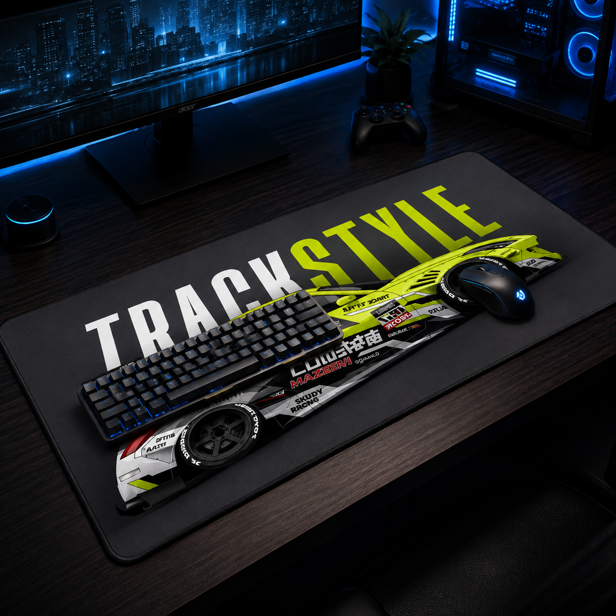 TrackStyle Racing Desk Mat XL