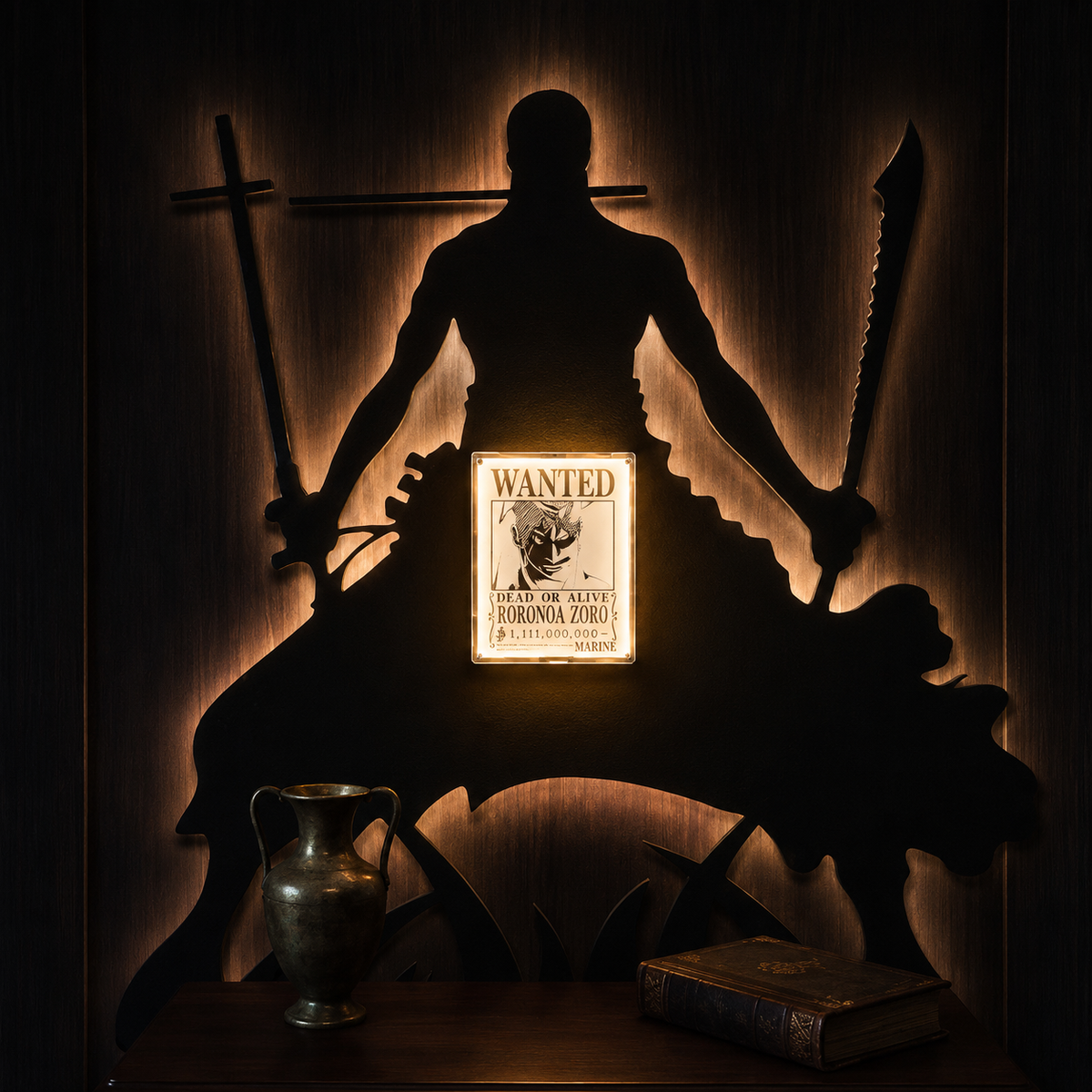 Roronoa Zoro Shadow Lamp