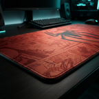 Scarlet Web Desk Mat XL
