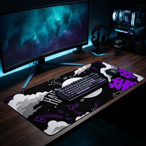 Chaos Laugh Gaming Desk Mat XL